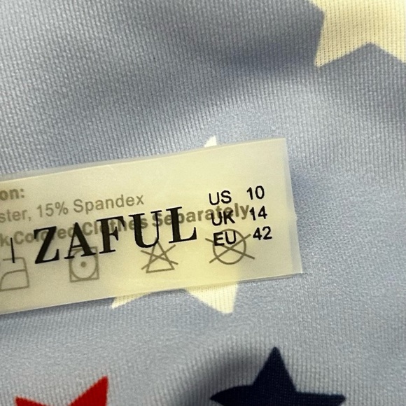 Zaful Stars One Piece Swimsuit NWT - Picture 3 of 4